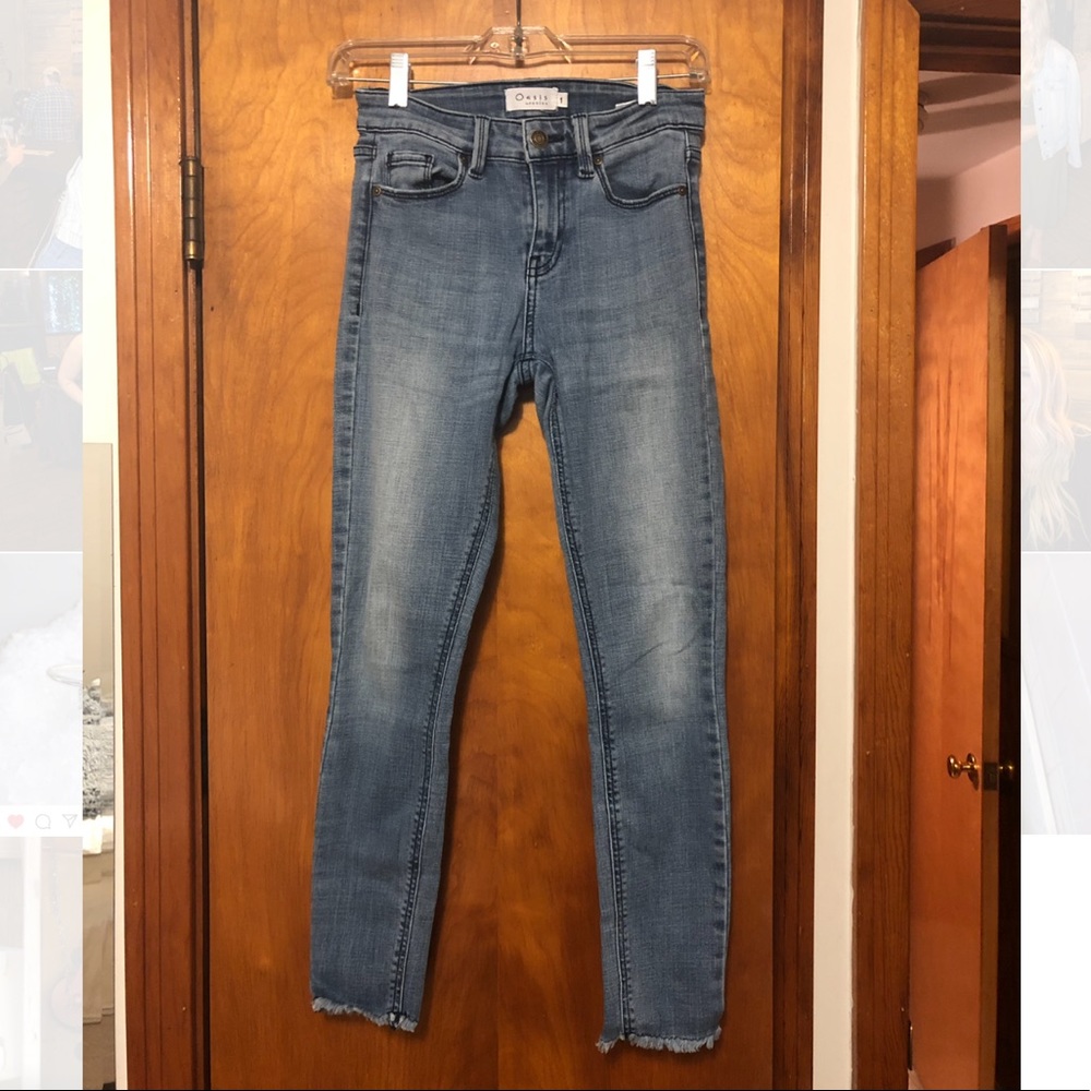 Oasis by Eunina Medium Wash Skinny Jeans
